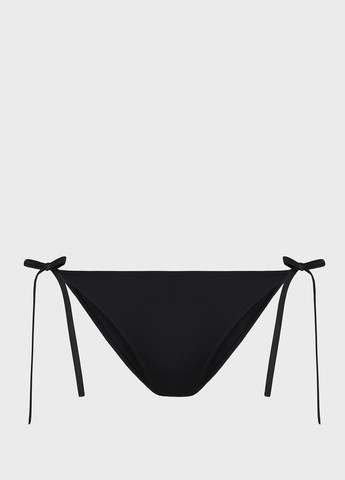 Черные купальные трусики с логотипом Calvin Klein