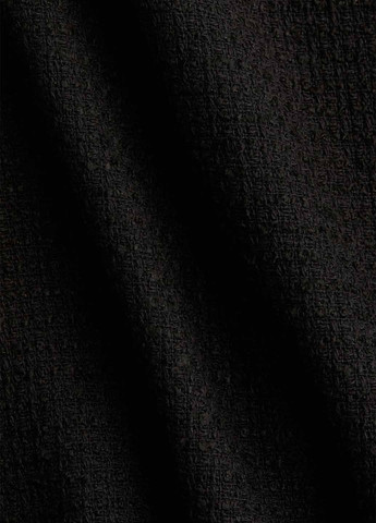 Черное кэжуал платье силуэтная H&M однотонное