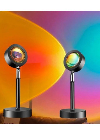 Проекционный цветной светильник проектор лампа LED ночник для селфи с эффектом заката и рассвета 4 режима (254558-Нов) Francesco Marconi (248297265)
