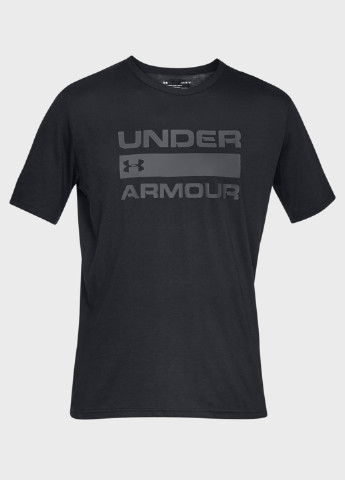 Чорна футболка з коротким рукавом Under Armour