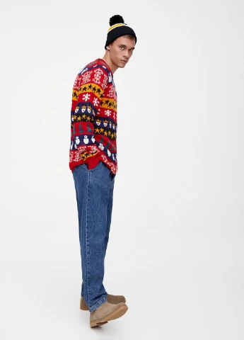 Червоний демісезонний джемпер джемпер Pull & Bear