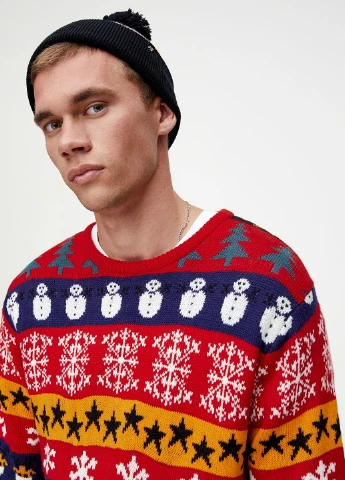 Червоний демісезонний джемпер джемпер Pull & Bear