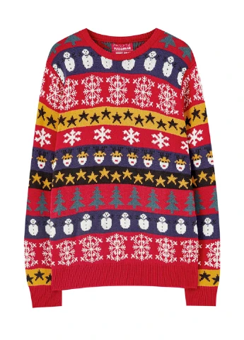 Червоний демісезонний джемпер джемпер Pull & Bear