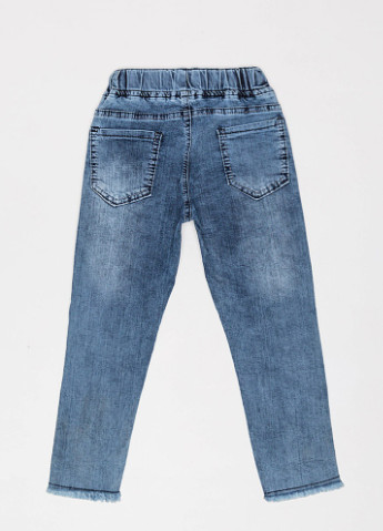 Синие демисезонные джинсы Miya