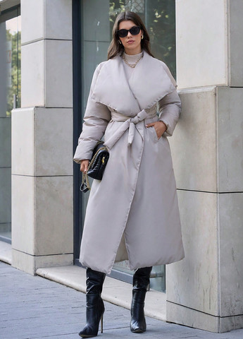 Світло-сіра зимня куртка куртка-ковдра SHEIN