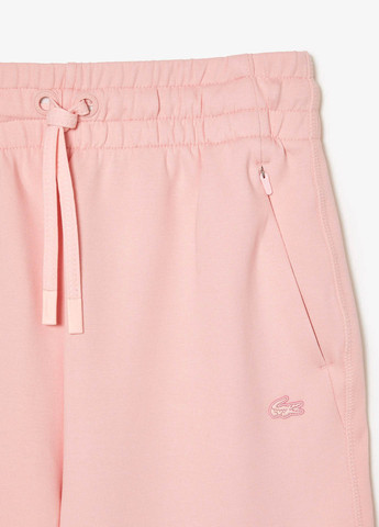 Светло-розовые спортивные, кэжуал демисезонные джоггеры брюки Lacoste