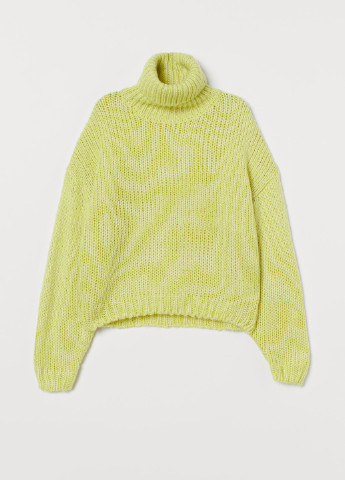 Салатовый демисезонный свитер H&M