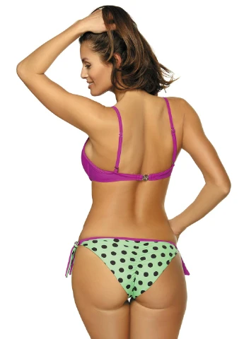 Фиолетовый демисезонный emily 451-7 купальник (xl) раздельный Marko