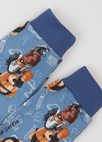 Темно-синій демісезонний комплект (світшот, штани) Ляля