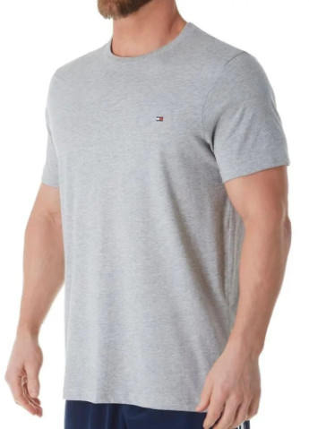 Серая футболка мужская Tommy Hilfiger CLASSIC LOGO