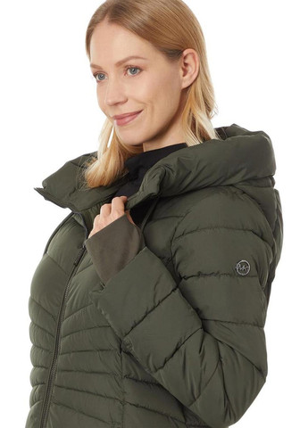 Зелена демісезонна куртка Michael Kors