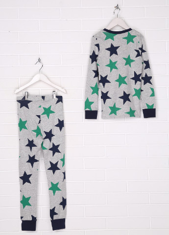 Светло-серая всесезон пижама (лонгслив, брюки) H&M