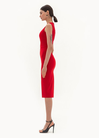 Червона кежуал сукня футляр BGL однотонна