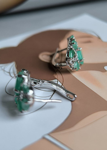 Серьги Silver Flame (354214517)