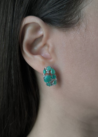 Серьги Silver Flame (354214517)