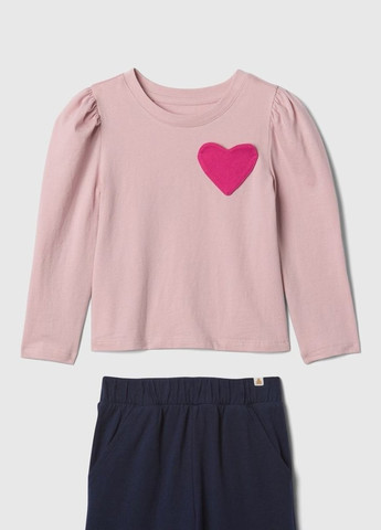 Комбінований демісезонний комплект (лонгслів, брюки) Gap