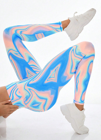 Комбинированные демисезонные леггинсы SHEIN