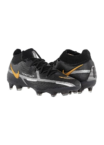 Черные бутсы phantom gt2 elite df fg Nike