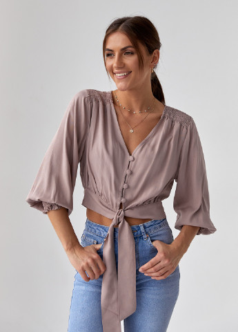 Бежева блузка SL-ARTMON