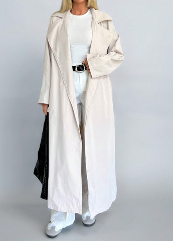 Плащ SHEIN тренчкот без застежки демисезон (332312807)