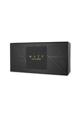 Пара браслетов на запястье и палец MAZE Hand Bracelet Harness Black Bijoux Indiscrets (252383325)