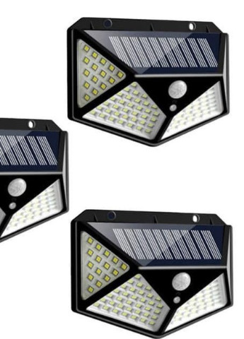 Комплект ліхтарів 3 шт на сонячній батареї Motion 100 LED з датчиком руху Solar (236127157)