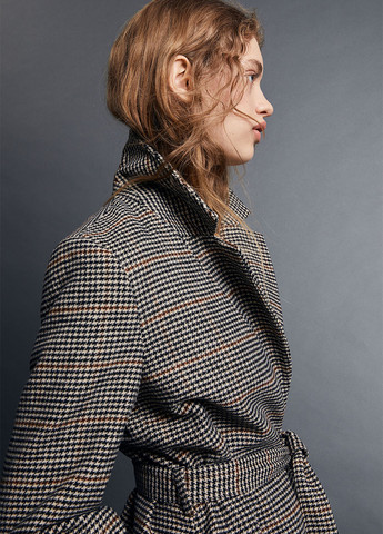 Комбинированное демисезонное Пальто однобортное H&M