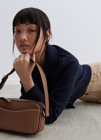 Темно-синий демисезонный кардиган H&M