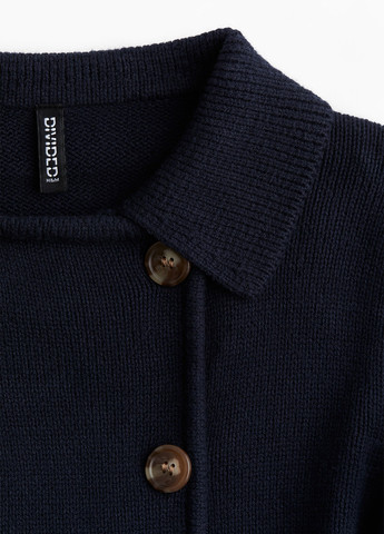 Темно-синий демисезонный кардиган H&M