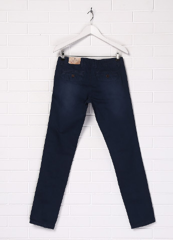 Синие демисезонные прямые джинсы ALCOTT & CO