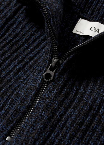 Темно-синій зимовий светр C&A