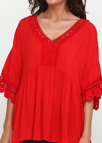 Красная демисезонная блуза New Collection