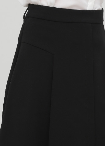 Черная кэжуал однотонная юбка Vero Moda а-силуэта (трапеция)