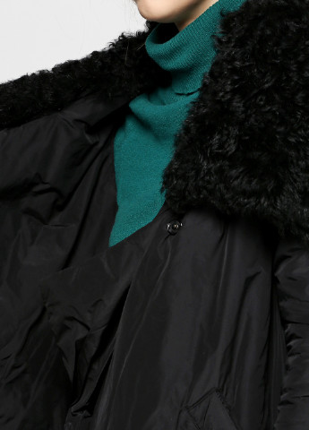 Черное демисезонное Пальто черный Alberto Bini