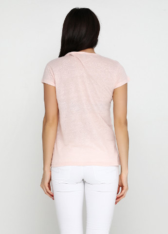 Бледно-розовая летняя футболка Basic