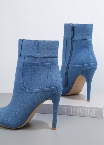 Осенние ботинки SHEIN тканевые