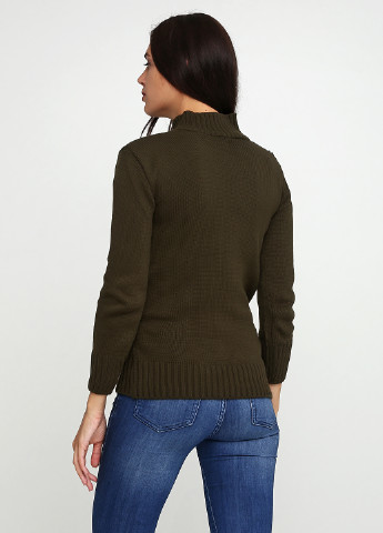 Оливковий (хакі) демісезонний светр джемпер Imperial