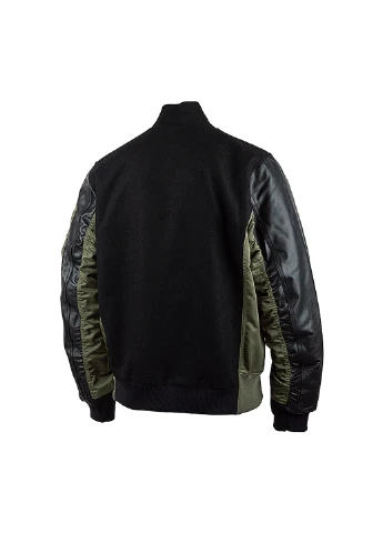 Чорна демісезонна куртка m nsw tf white space dstyr jkt Nike