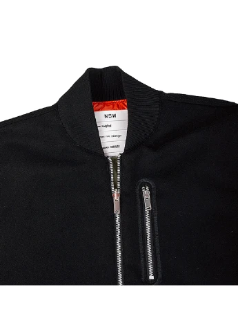 Чорна демісезонна куртка m nsw tf white space dstyr jkt Nike