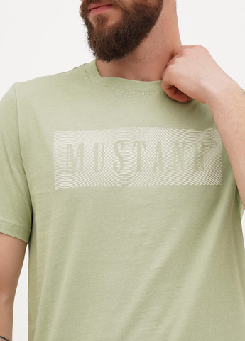 Світло-зелена футболка Mustang