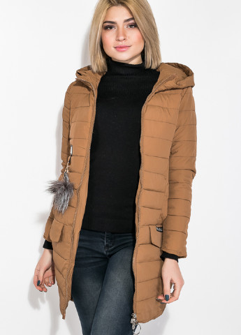 Світло-коричнева зимня куртка Time of Style
