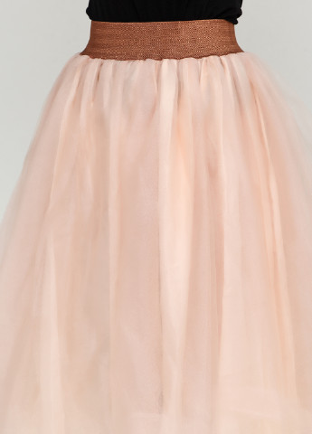 Светло-розовая кэжуал однотонная юбка Sinequanone клешированная