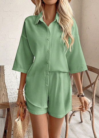 Костюм (сорочка, шорти) SHEIN (340649168)