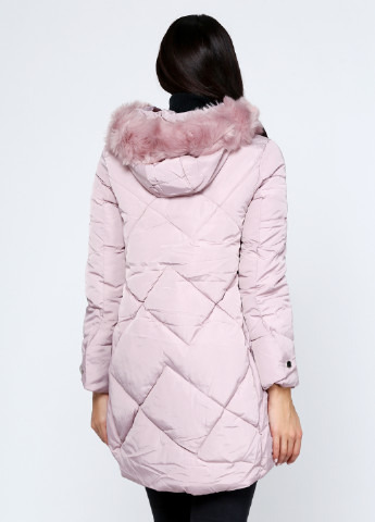 Розово-лиловая зимняя куртка Qihoyn