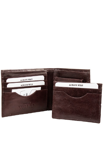 Чоловік шкіряний гаманець 11х9х2 см Always Wild (195770938)