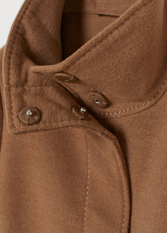 Бежевое демисезонное Пальто однобортное H&M