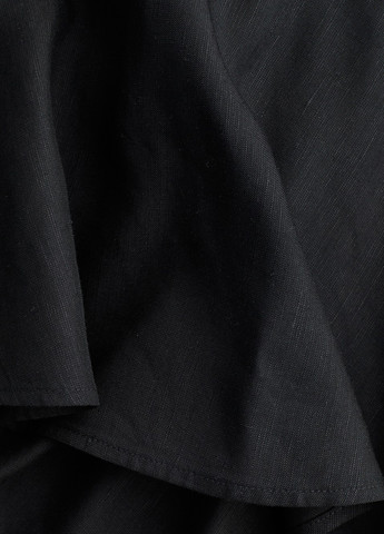 Черная кэжуал однотонная юбка H&M