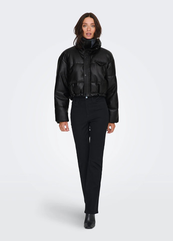 Черная демисезонная куртка Only