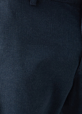 Темно-синие кэжуал демисезонные зауженные брюки KOTON