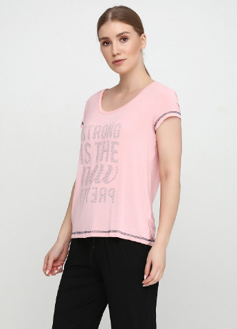Розовая летняя футболка Crivit